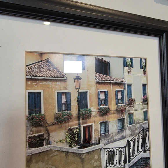 Framed Venice Canal Print "Where Bridges Meet" | Scanlans Travel Art 17" - Picture 6 of 13